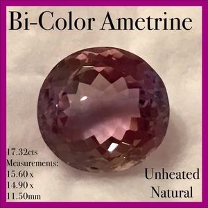 17.32 Cts. Bi-Color Natural Ametrine